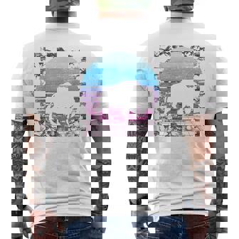 Vaporwave Bison Animal Aesthetique 90S Retro American Buffalo T-shirt imprimé au dos - Cadeauxyz