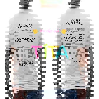 Vas A Ser Tia Tita Otraez Sorpresa Regalo Anuncio Embarazo Camiseta Hombre Estampado Espalda - Regaloses