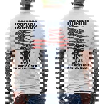 Veteran Brotherhood No One Left Behind Back Graphic Men's Back Print T-Shirt - Monsterry