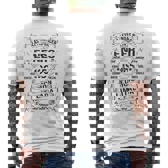 Vintage 1965 60 Años Las Leyendas Nacen En Enero 1965 Camiseta Hombre Estampado Espalda - Regaloses