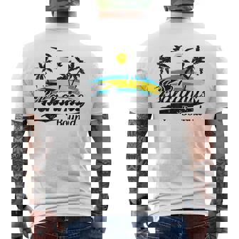 Vintage Bahamas Bound Travel Matching Reunion Party Cruising Men's Back Print T-Shirt - Monsterry