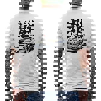 Vintage Jdm Skyline R34 Automotive Jdm Legend Tuning Car Camiseta Hombre Estampado Espalda - Regaloses