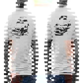 Vintage Trucks 1954 Pickup Pick Up Truck Truck Driver Men's T-shirt Back Print | Mazezy