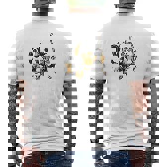 Welcome To Our Jungle Zoo Safari Animal Birthday Tee Men's Back Print T-Shirt - Monsterry