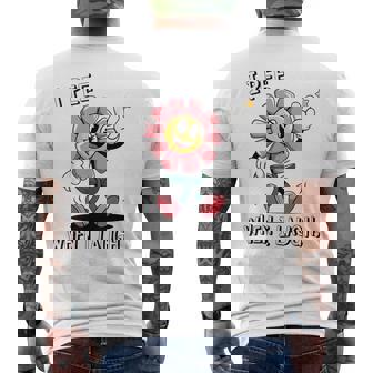 When I Laugh Embarrassing Humor Offensive Inappropriate Men's T-shirt Back Print - Thegiftio UK