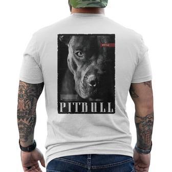 Wild Dog Terrier Bulldog Dog Owner Backprint Pitbull T-Shirt mit Rückendruck - Geschenkecke