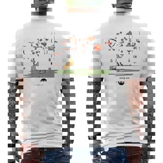 Year Of The Earth Dog Chinese Zodiac Men's Back Print T-Shirt - Monsterry