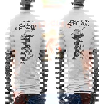 Yee Claw Crawfish Cajun Seafood Festival Men's T-shirt Back Print - Monsterry