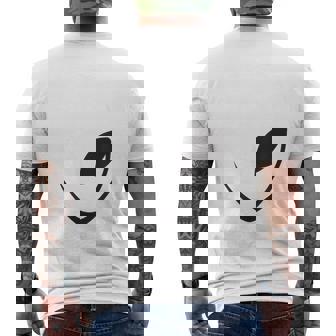Yin Yang Alien Face Ovni Extraterrestre T-shirt imprimé au dos - Cadeauxyz