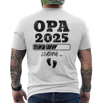 Zum Opa Beförders 2025 Gray T-Shirt mit Rückendruck - Geschenkecke