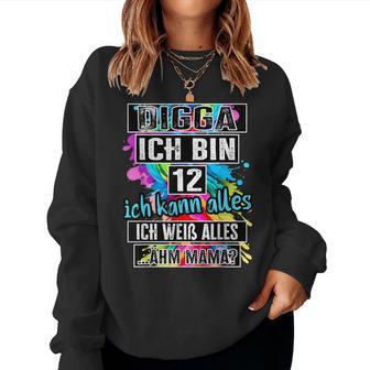 12Th Birthday Girl Boy Digga I Am 12 Years Sweatshirt Frauen - Geschenkecke