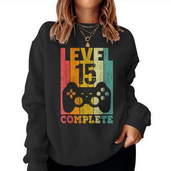 15Th Birthday Boy Girl Level 15 Years 2008 Sweatshirt Frauen - Geschenkecke