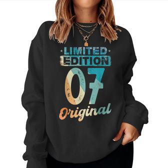 18Th Birthday Original Boy Girlintage 2007 Sweatshirt Frauen - Geschenkecke