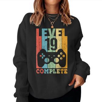 19Th Birthday Boy Girl Level 19 Years 2004 Sweatshirt Frauen - Geschenkecke