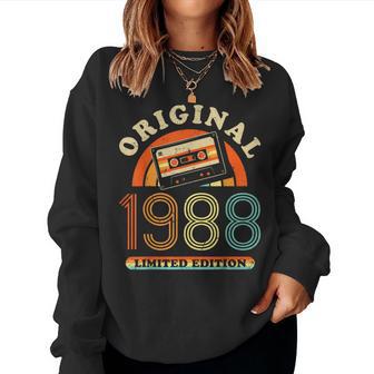 37Th Birthday Original Womenintageintage 1988 Sweatshirt Frauen - Geschenkecke