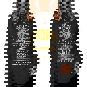 50 Años Cumpleaños Hombres Esintage 1975 Sudadera Mujer - Regaloses