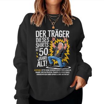 50Th Birthday Man Woman 50 Years 1974 Decorative Sweatshirt Frauen - Geschenkecke