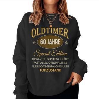 60Th Birthday Man Decoration 60Th Birthday Woman S Sweatshirt Frauen - Geschenkecke