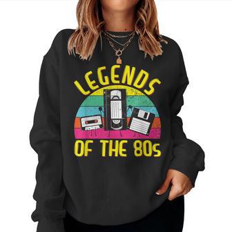 80S Outfit Women's Theme Party Legends 80S S Sweatshirt Frauen - Geschenkecke