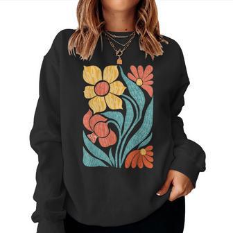 8647 Subtle Anti Trump Floral Boho Women Sweatshirt - Thegiftio UK