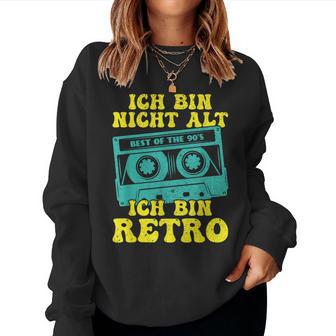 90S Outfit Women's Ninetties Theme Party Cassette S Sweatshirt Frauen - Geschenkecke