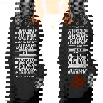 Acting Is Importanter – Ameublement De Théâtre Amusant Sweat-shirt pour femme - Cadeauxyz