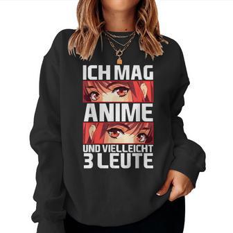 I Like Anime And 3 People Manga Japan Women's Children's Sweatshirt Frauen - Geschenkecke