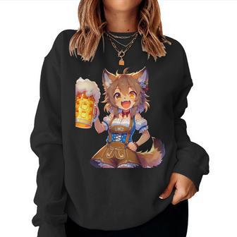 Anime Beer Festival Cat Beer Sweatshirt Frauen - Geschenkecke