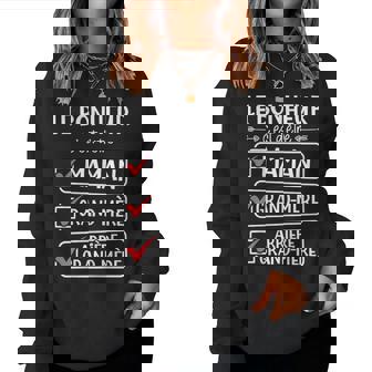 Annonce Grossesse Arrière-Grand-Mère Humour Grands Parents Sweat-shirt pour femme - Cadeauxyz