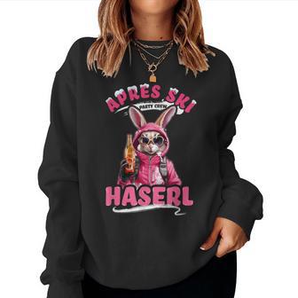 Apres Ski Haserl Rabbit Skihaserl Women's Party Crew Sweatshirt Frauen - Geschenkecke