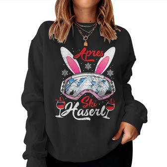 Apres-Ski Haserl Ski Bunny Winter Sports Women's Ski Party Sweatshirt Frauen - Geschenkecke