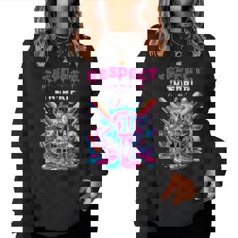 Baseball Drip Ice Cream Dripping Respect Drip N Boy Girl Women Sweatshirt - Monsterry