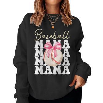 Baseball Mama Mother's Day Baseball Mom Women Sweatshirt - Thegiftio UK