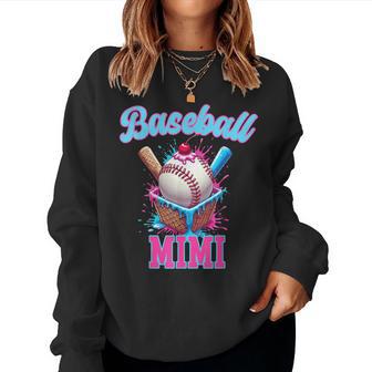 Baseball Mimi Ice Cream Drip Mother's Day Women Sweatshirt - Thegiftio UK