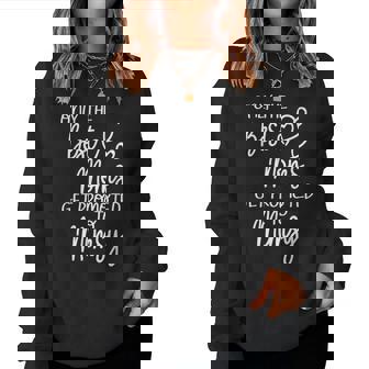 The Best Moms Get Promoted To Mimsy For Special Grandma Women Sweatshirt | Mazezy