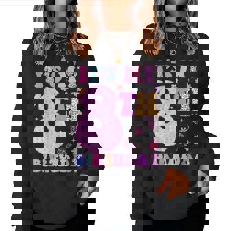 Birthday Girl It's My 8Th Birthday Girls Ns Women Sweatshirt - Monsterry