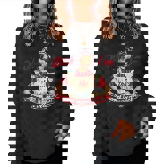 Bitch I Am The Secret Ingredient Pin Up Girl In Kitchen Women Sweatshirt | Seseable UK