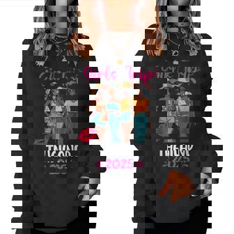 Black Girls Trip Thailand 2025 Vacation Matching Women Sweatshirt - Seseable