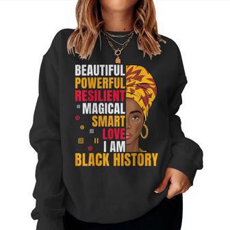 Black History T Black History Month Women Women Sweatshirt - Thegiftio UK