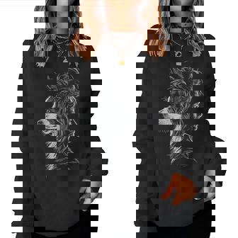 Border Collie Mom Cute Border Collie Lover Mother's Day Women Sweatshirt | Seseable UK