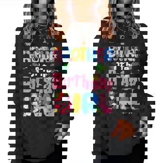 Brother Of The Birthday Girl Hawaii Family Party Decorations Women Sweatshirt - Monsterry