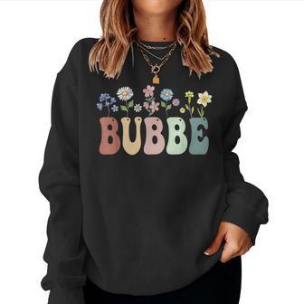 Bubbe Wildflower Floral Bubbe Women Sweatshirt - Thegiftio UK