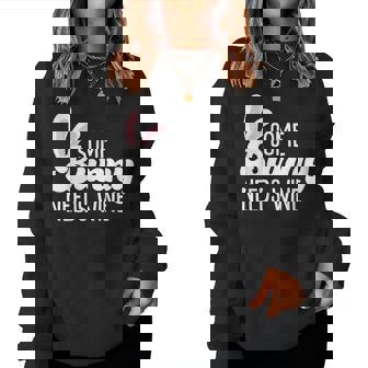 Some Bunny Needs Wine Womans Mother's Day Women Sweatshirt - Thegiftio