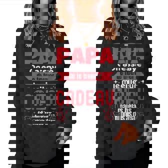 Cadeau Papa Humour Idee Cadeau Drole Homme Homme Sweat-shirt pour femme - Cadeauxyz