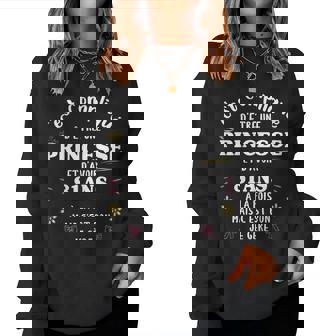 Cadeau Princesse Et 81 Ans Humour Fêter Ses 81 Ans Sweat-shirt pour femme - Cadeauxyz