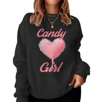 Candy Floss Women's Girls Juniors Women's Sweatshirt Frauen - Geschenkecke