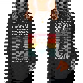 I Like Cats And Coffee And Maybe 3 People Love Cats Sudadera Mujer - Regaloses