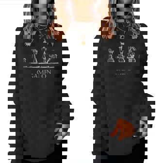 Chess Club Game Pezzo Degli Scacchi Cavallo Uomini Donne Sudadera Mujer - Regaloses