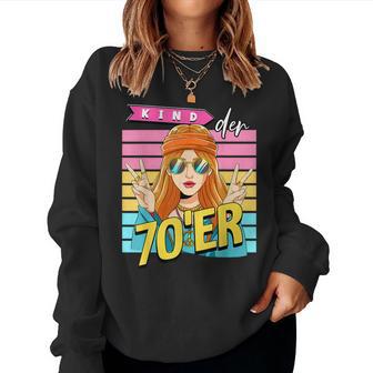 Child Of The 70S Woman Costume Sweatshirt Frauen - Geschenkecke