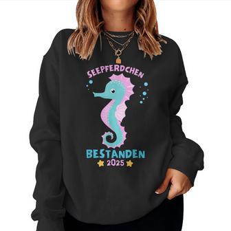 Children's Seahorse Passed Early Swimmer Badge 2025 Sweatshirt Frauen - Geschenkecke